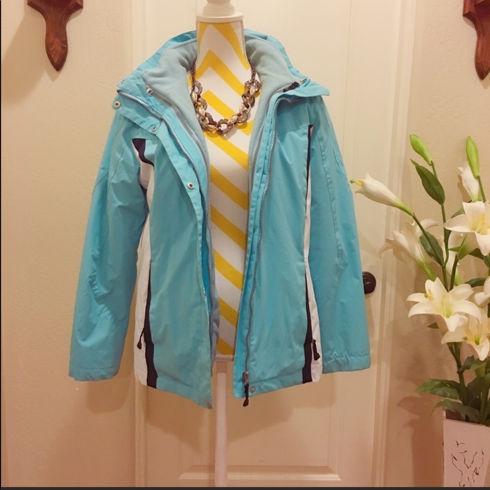 Warm raincoat